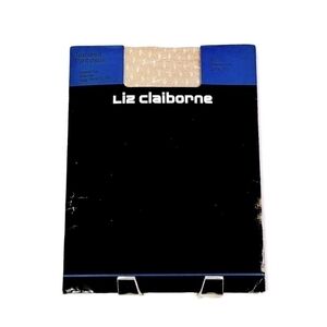 NIB VNTG Champagne LIZ CLAIBORNE Textured Pantyhose Tights Hosiery Legwear